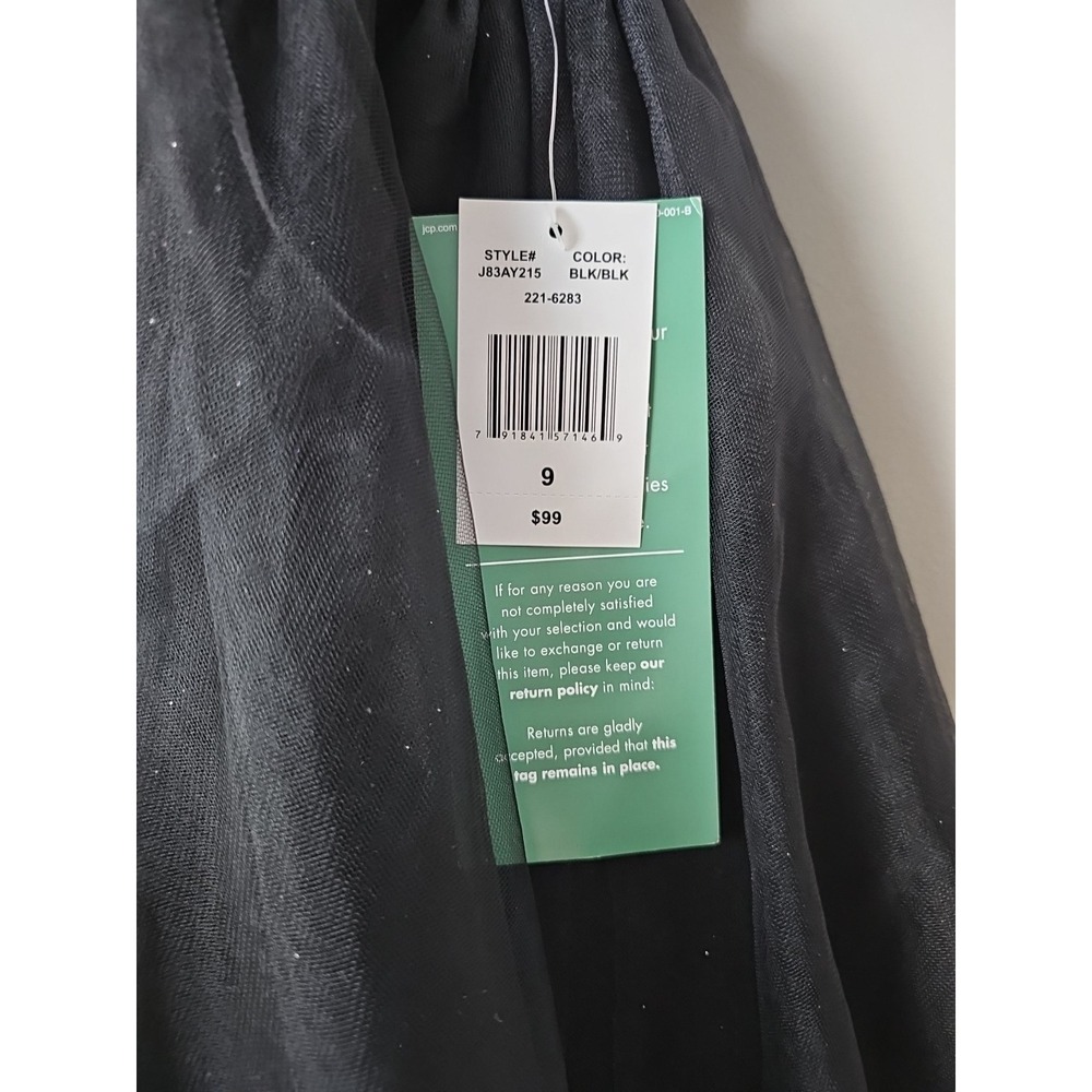 Black Whimsy‎ Goth Dress Corset Style Mini Fairy Tulle Wedding Prom Sz 9 NEW - Picture 3 of 10